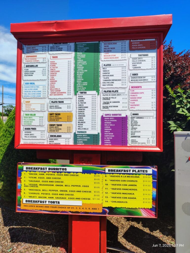 Taqueria Yungapeti Menu 3