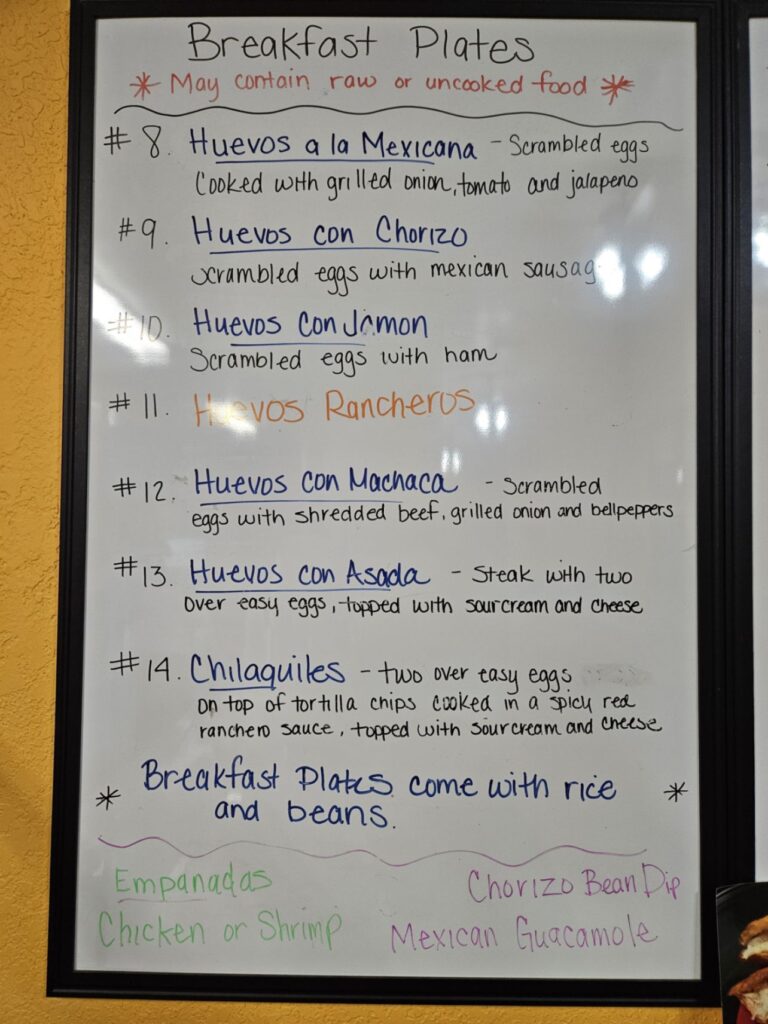 Taqueria Yungapeti Menu 4