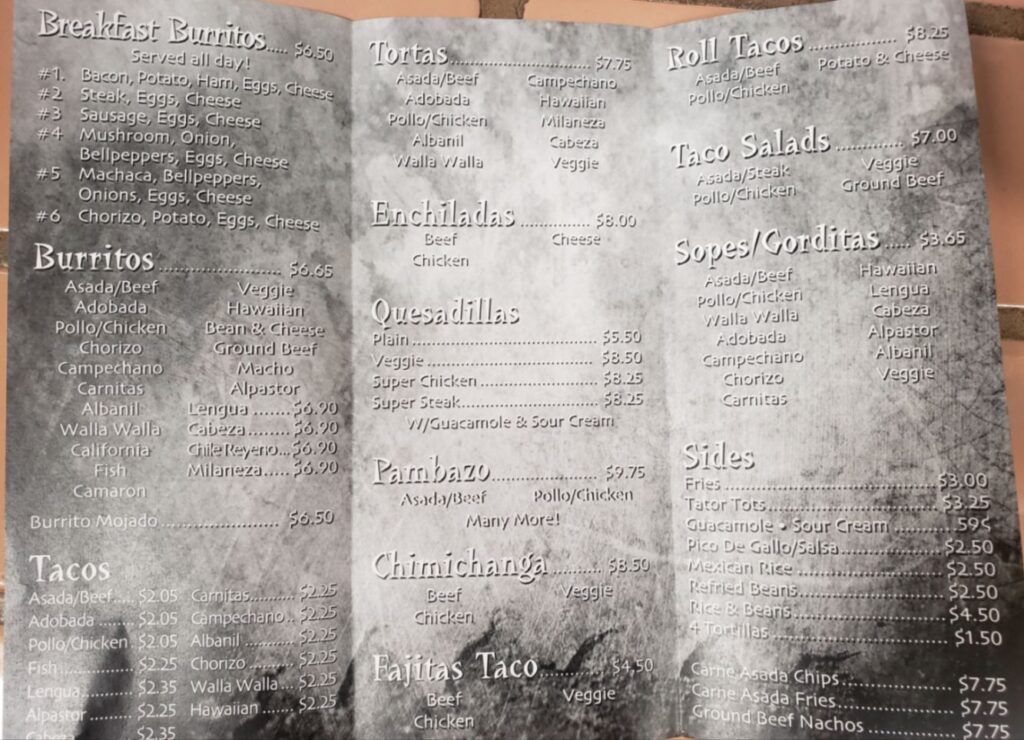 Taqueria Yungapeti Menu 5