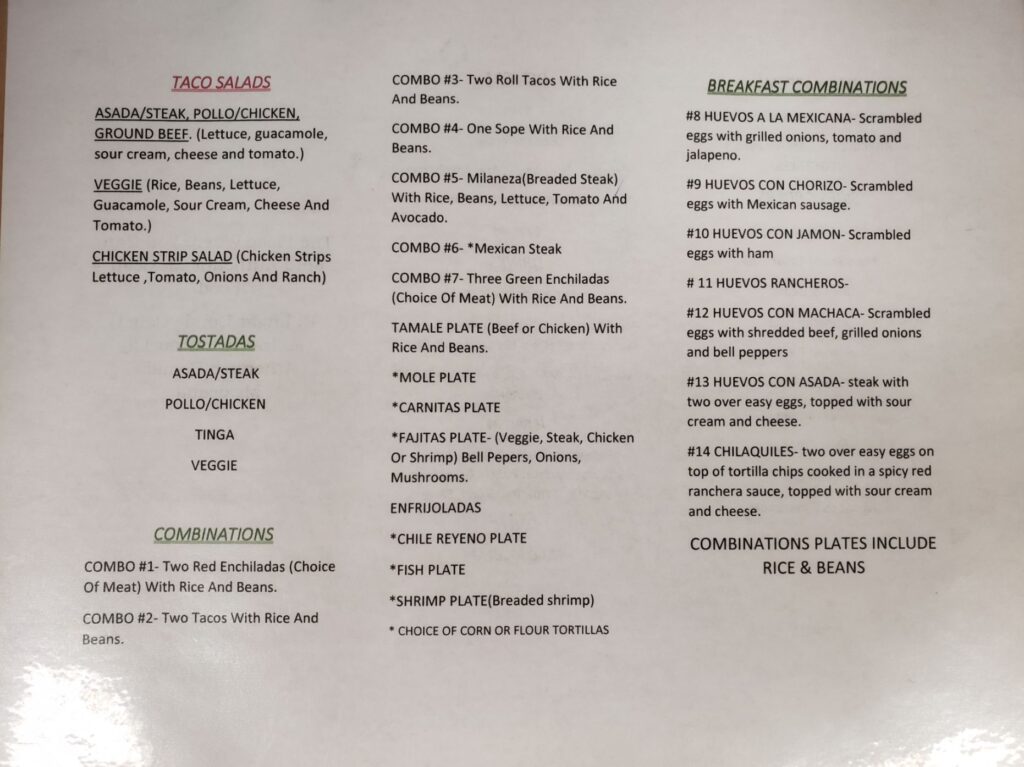 Taqueria Yungapeti Menu 6